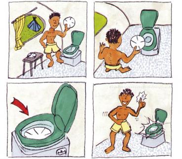 Preview: WC-Pure Einlagen für Camping-Toiletten, 50 Stück