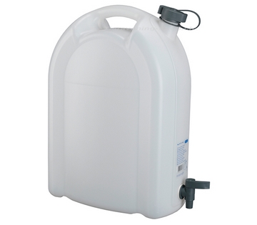 Wasserkanister 20 Liter, mit Ablasshahn