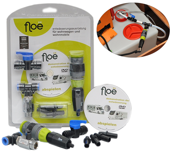 Floe-Entwässerungsausrüstung  für Wohnwagen und Wohnmobile
