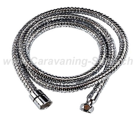 Metall-Brauseschlauch chrom 150 cm 3/8 Zoll