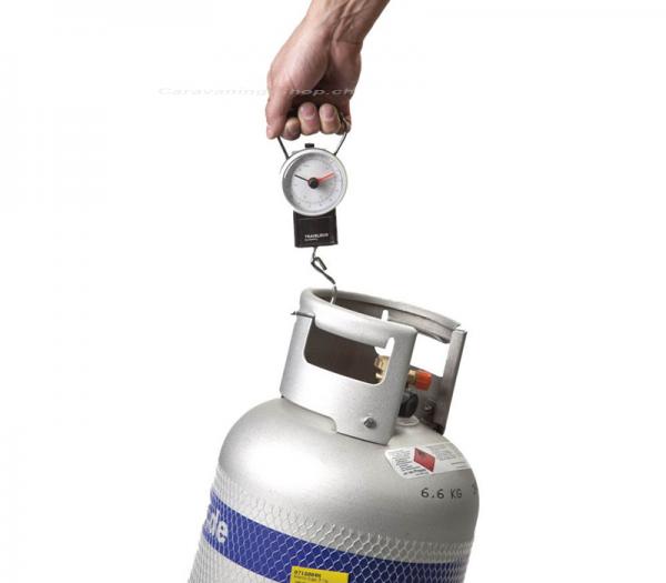 Gasflaschen-Federwaage, bis 34 kg