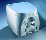 Dometic 972 Portable Toilette, 9,8 Liter, weiss/grau